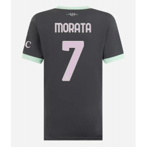 Billiga AC Milan Alvaro Morata #7 Tredjeställ Dam 2024-25 Kortärmad